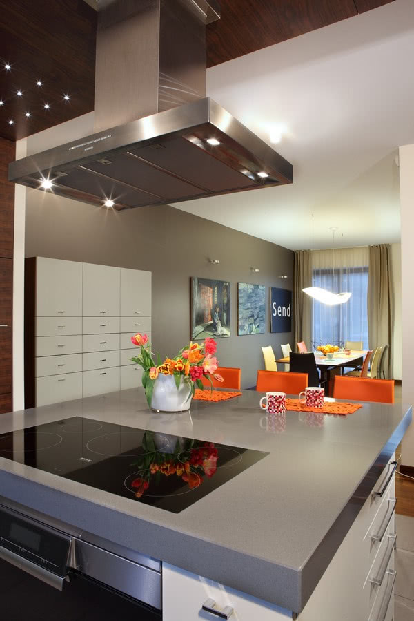 Pomysł na nowoczesne wnętrze - okap