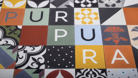 Abecedarium - typografia na płytkach