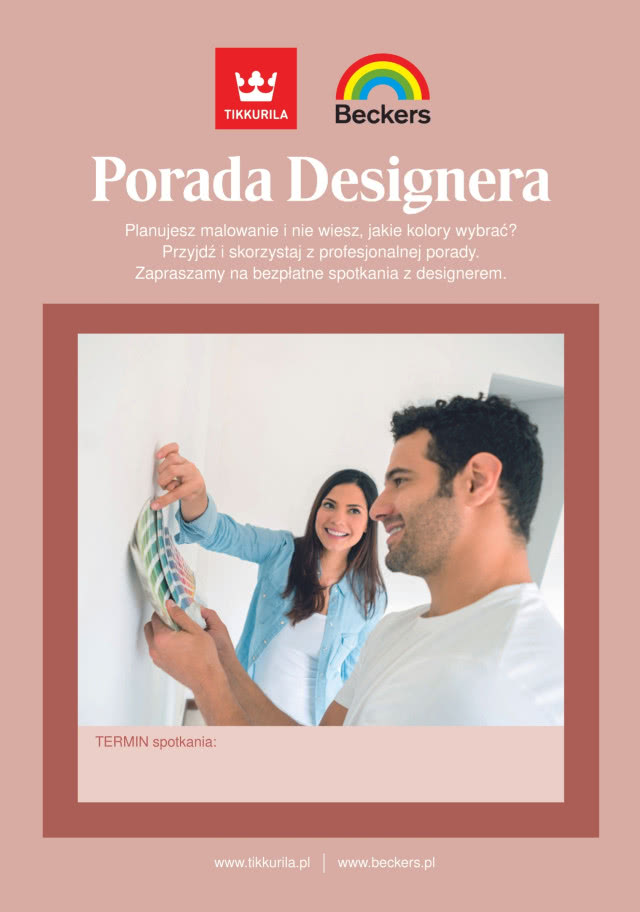 Cykl bezpłatnych porad designera od Tikkurila i Beckers: akcja trwa do końca września!