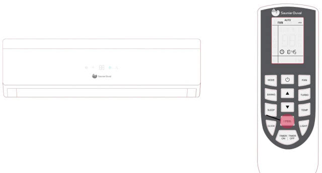 Sterowanie klimatyzatorem ściennym VivAir za pomocą pilota