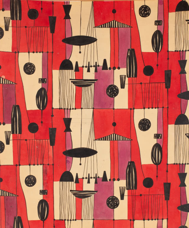 Projekt tkaniny lampy, Anna Wyszogrodzka