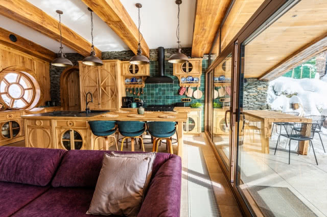 klimatyczne siedlisko w Polsce w stylu rustykalnym