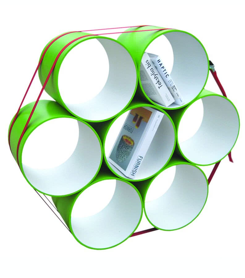 Bestsellerowy regał z serii Pipe Line na książki...