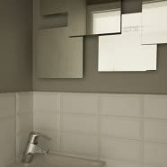 Minimalizm + glamour w domu z ogródkiem