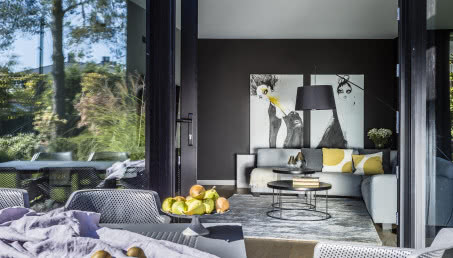 Nowoczesna bryła domu w Zalesiu pod Warszawą