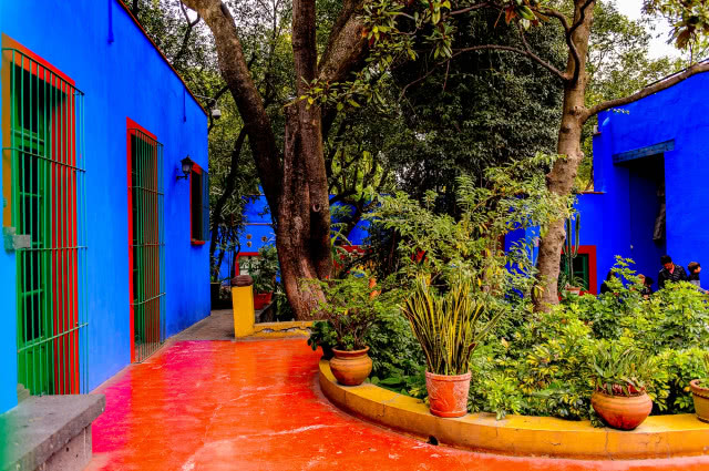 Coyoacan, Meksyk, Muzeum Fridy Kahlo, La casa azul