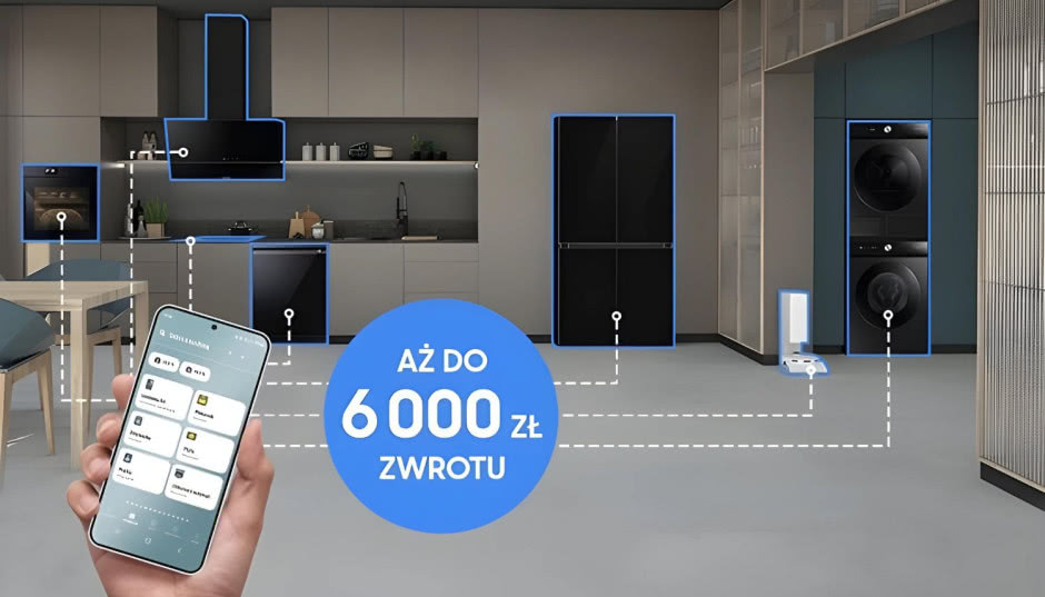 Stwórz inteligentny dom z Samsung i oszczędzaj do 6000 zł na AGD!