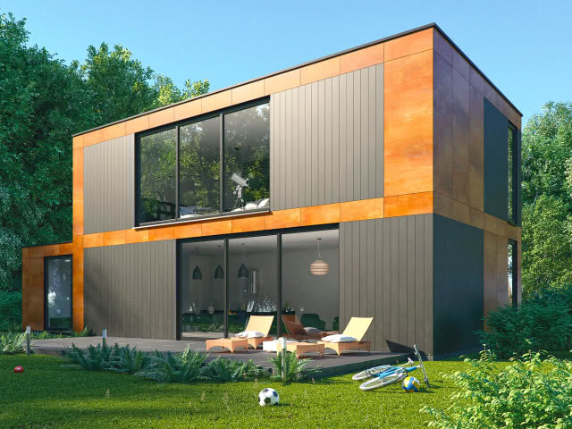 Bogata paleta wzorów i kolorów pozwala tworzyć oryginalne połączenia kolorystyczne również na elewacjach budynków