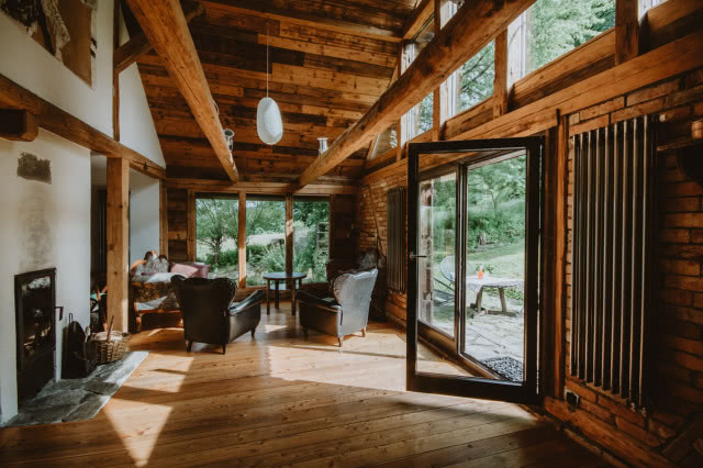 klimatyczne siedlisko w Polsce w stylu rustykalnym