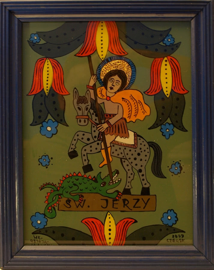„Św. Jerzy” (2009), kaszubskie malarstwo na...