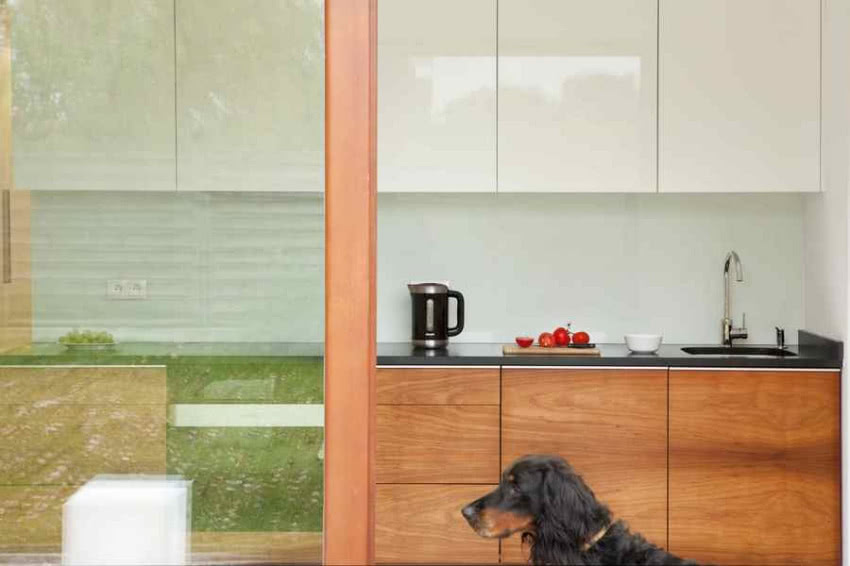 Kuchnię także można otworzyć na ogród.