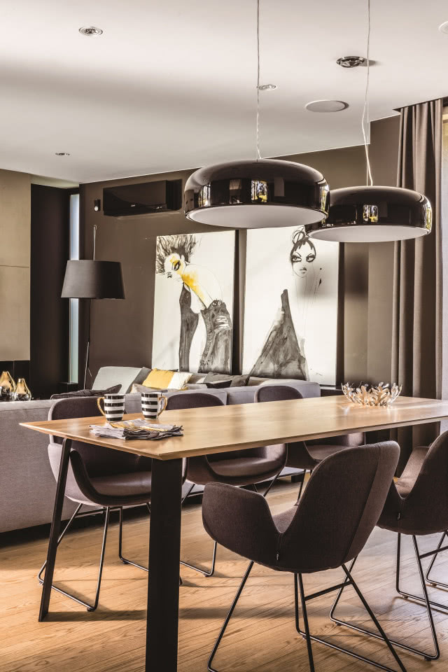 Lampy nad stół w jadalni