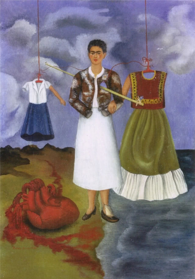 Obraz, Frida przebita poręczą