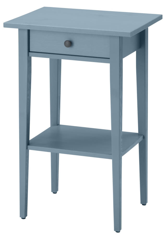 niebieski stolik nocny