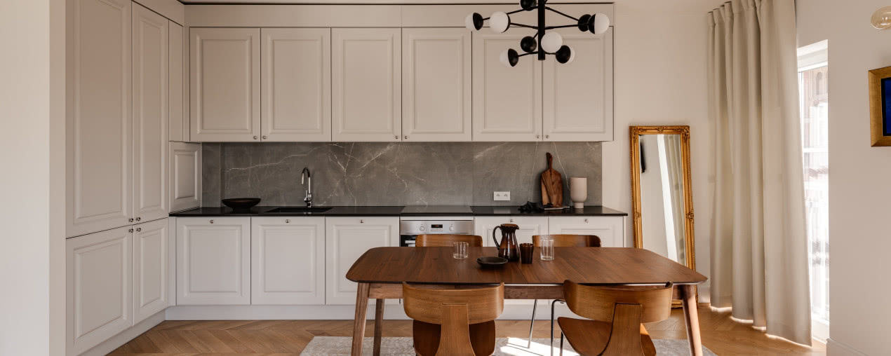 Mieszkanie w krakowskiej kamienicy autorstwa the Line Studio - tu poczujesz klimat vintage!