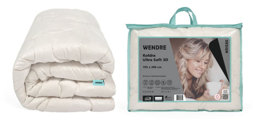 Kołdra Wendre Ultra Soft 3D w kolorze écru
