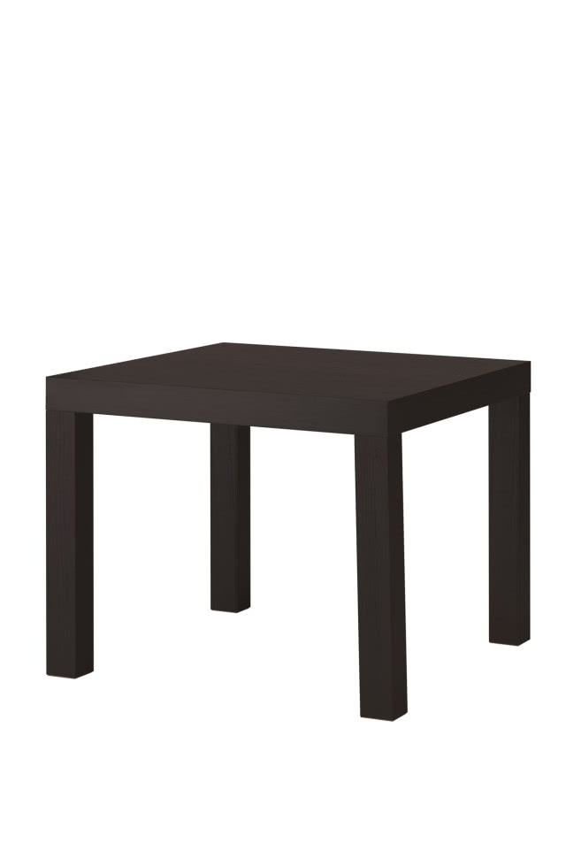 czarny prosty stolik kawowy