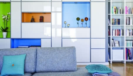 Kolorowe mieszkanie w Warszawie