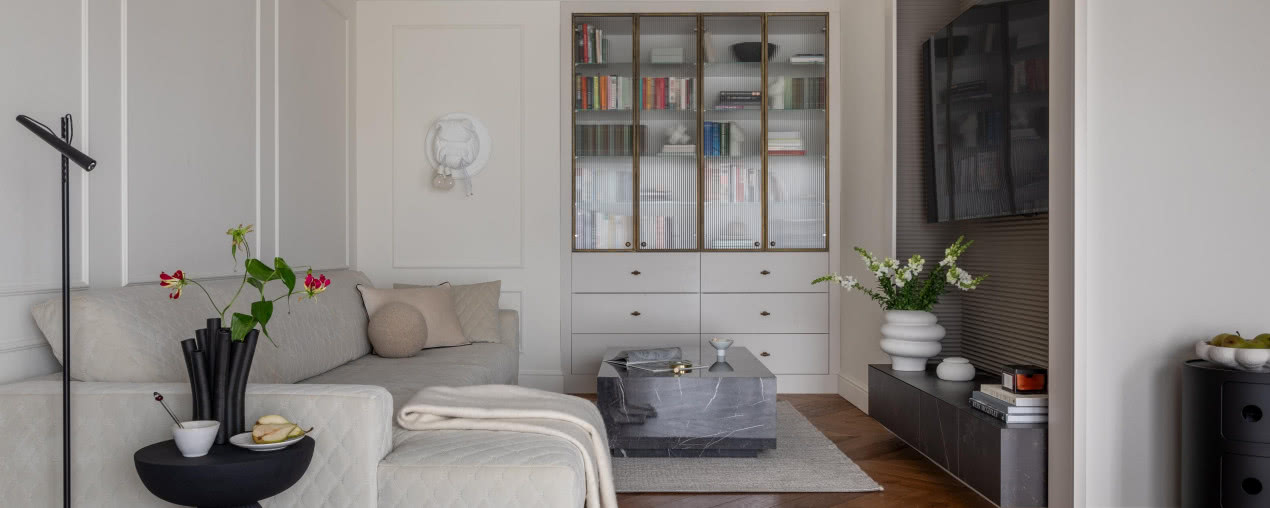 130-metrowy apartament inspirowany kamienicami Paryża! Łazienki robią największe wrażenie!