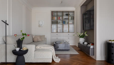 130-metrowy apartament inspirowany kamienicami Paryża! Łazienki robią największe wrażenie!