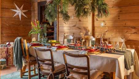 Naturalna stylizacja wigilijnego stołu