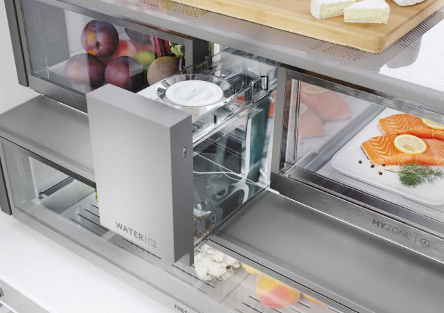 kostkarka, owoce warzywa, ryba