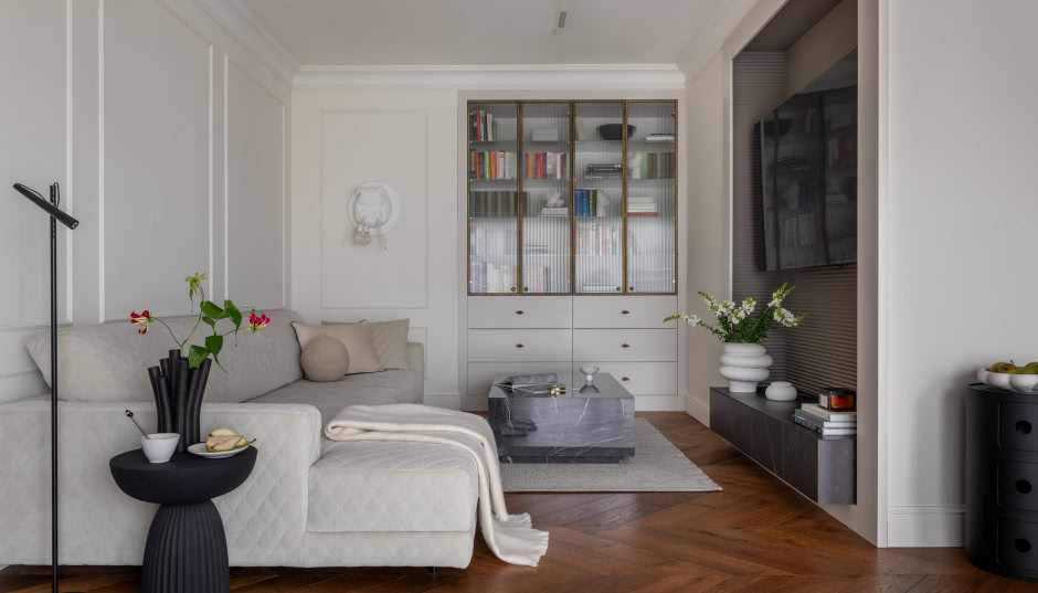 130-metrowy apartament inspirowany kamienicami Paryża! Łazienki robią największe wrażenie!
