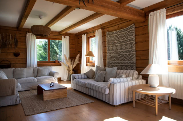 klimatyczne siedlisko w Polsce w stylu rustykalnym