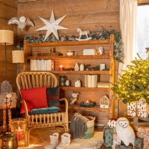 Naturalna stylizacja wigilijnego stołu