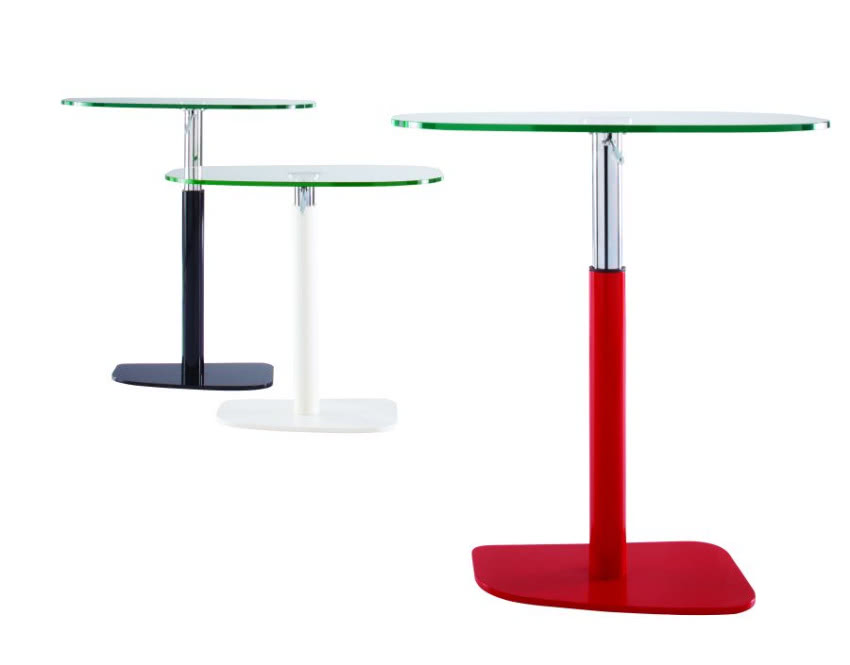 Stoliki Piazza zaprojektowane zostały dla Ligne...