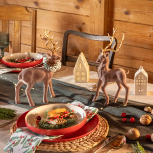 Naturalna stylizacja wigilijnego stołu