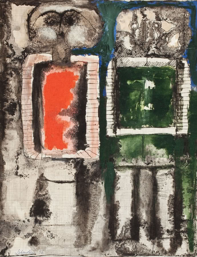 Jan Lebenstein, "Figury hieratyczne", 1956 r.,...