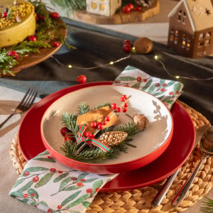 Naturalna stylizacja wigilijnego stołu