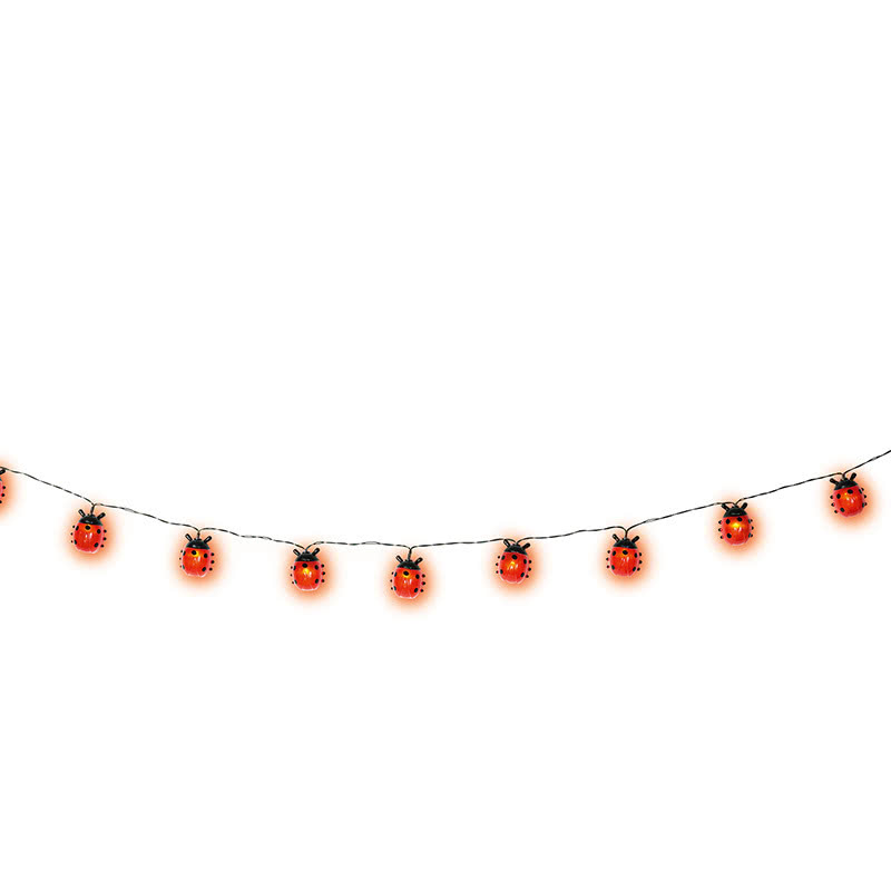 Lampki na łańcuchu z tworzywa sztucznego, dł....