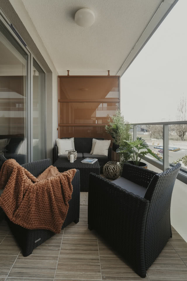 Aranżacja balkonu w bloku