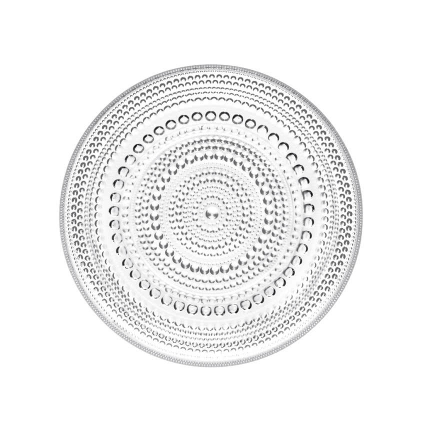 Szklany talerz Kastehelmi, Iittala, Manufaktura...