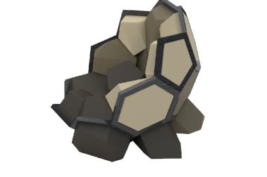 Fotel Quartz - krystaliczna forma