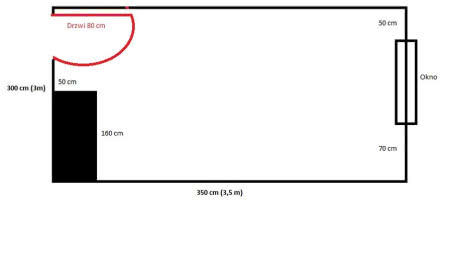 Nieduża sypialnia z miejscem do pracy