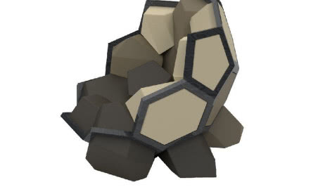 Fotel Quartz - krystaliczna forma