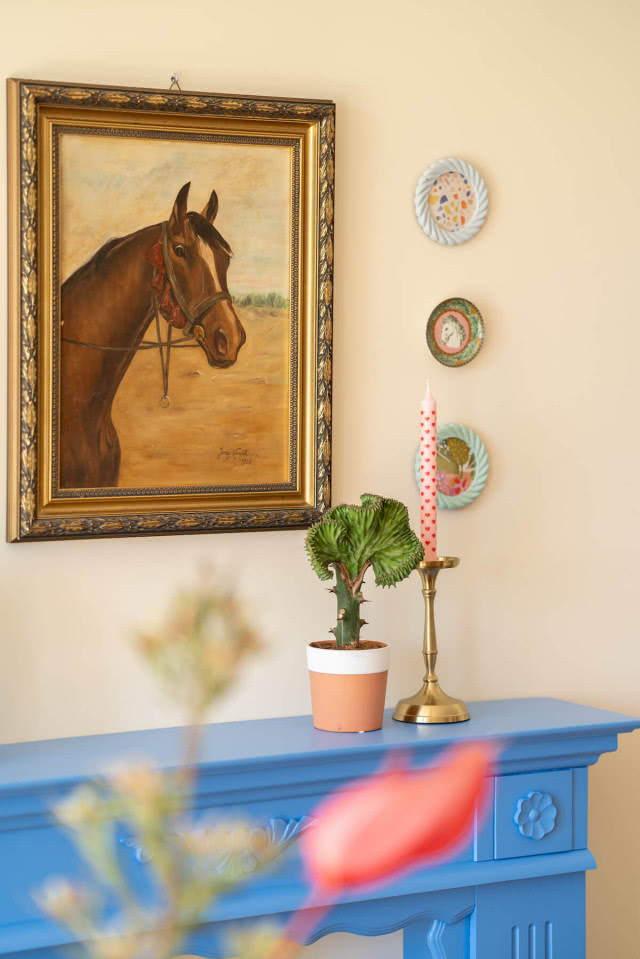 atrapa kominka niebieska