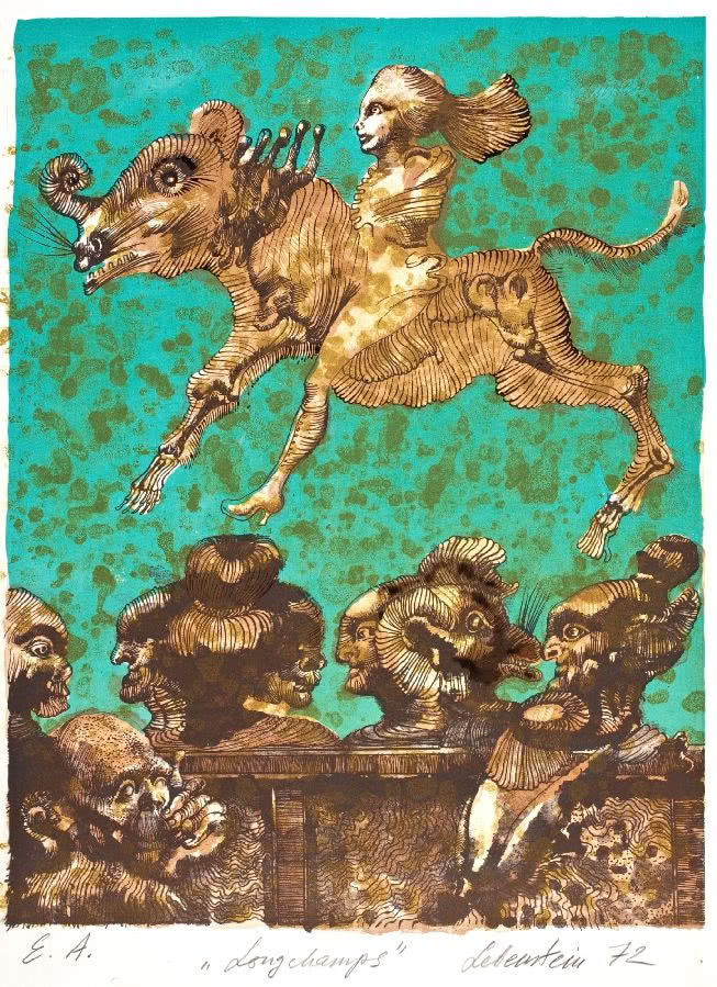 Jan Lebenstein, "Longchamps", 1972 r.,...