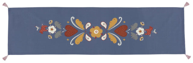 bieżnik w ludowe kwiaty