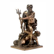 Rzeźba przedstawiająca Neptuna