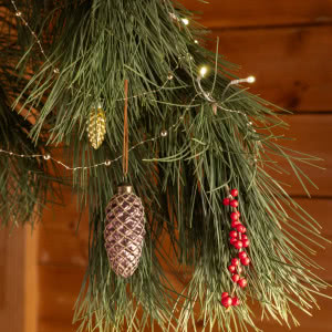 Naturalna stylizacja wigilijnego stołu