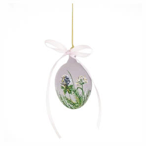 KOLEKCJA FIELDS OF JOY,
Ozdoba wielkanocna szklane jajko z motywem chabrów, DAGMARA, 24,90 zł
