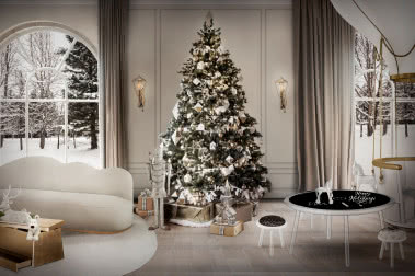 Święta w stylu glamour - jak dobrać ozdoby świąteczne?