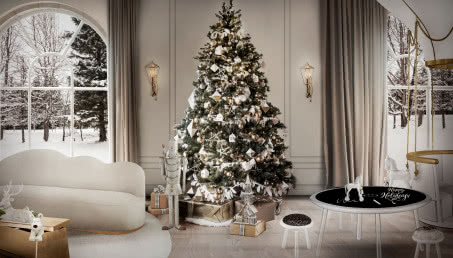 Święta w stylu glamour - jak dobrać ozdoby świąteczne?