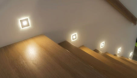 Światło na schodach - oprawy LED Fortune BRITOP Lighting do zadań specjalnych