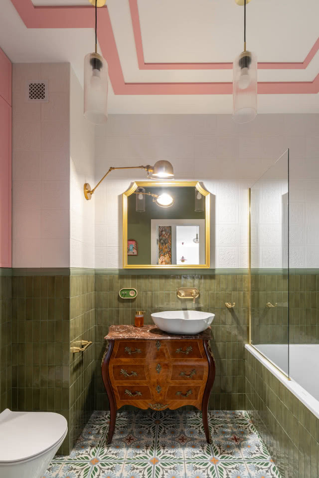 komoda jako szafka pod umywalkę