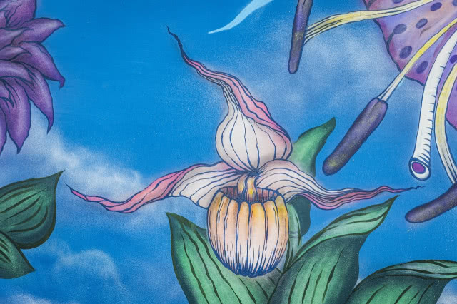 mural Wiosna w Krakowie